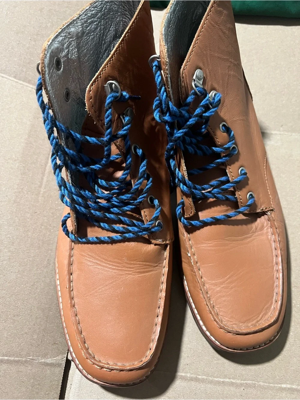 Zuriick Simon leather ankle boots vibram soles